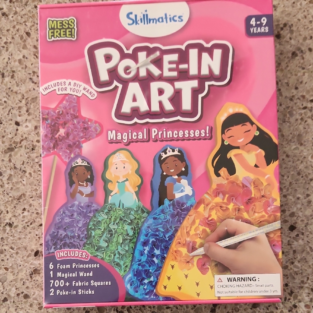 Poke-in Art Magical Princesses Toy
